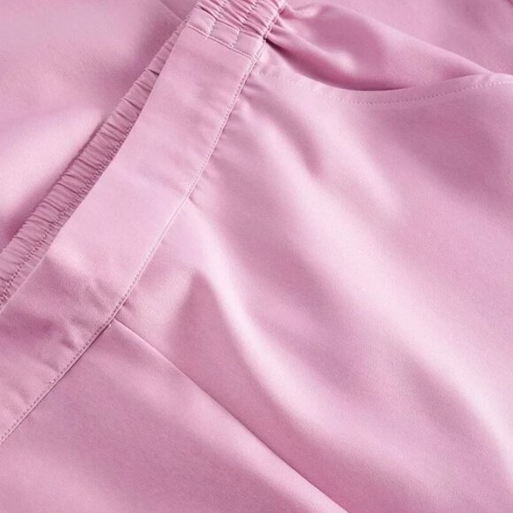 State of Day 2-Pc. Crepe de Chine Short-Sleeve Pajama Set Mauve NWT - Picture 4 of 8